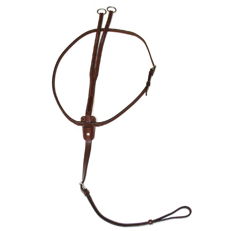 Drum Died leather horse Martingale